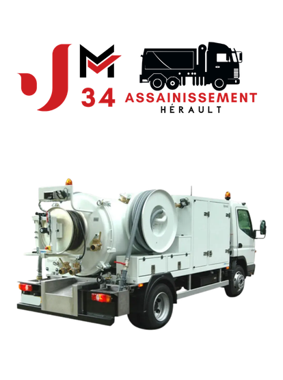 Camion de pompage et débouchage JM34 Assainissement Hérault à Sète. Actualités et Conseils d'Experts en Assainissement à Sète